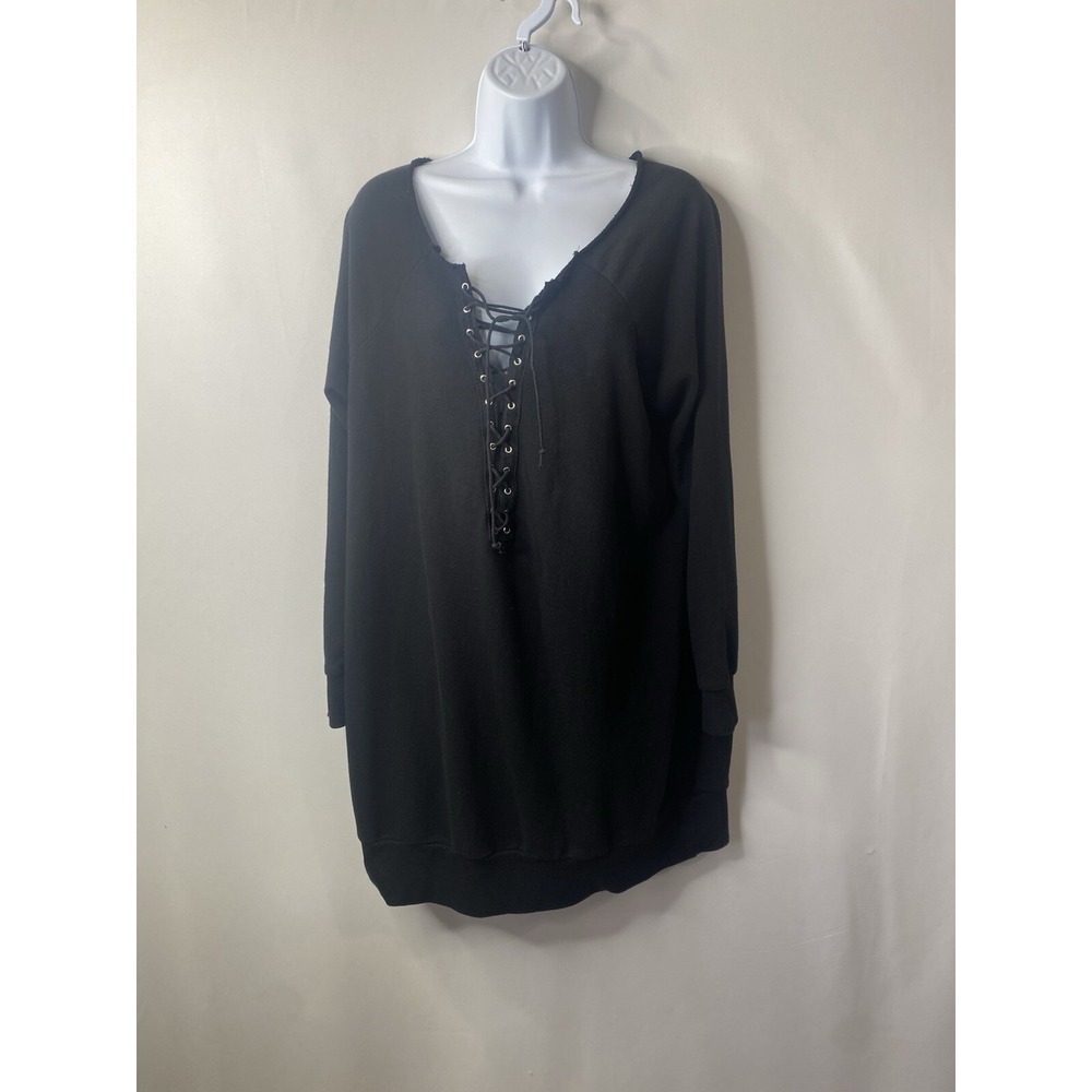 Womens Y2K Dress Tunic Size XL Rocker Edgy Corset Concert Glam Whimsygoth Grunge